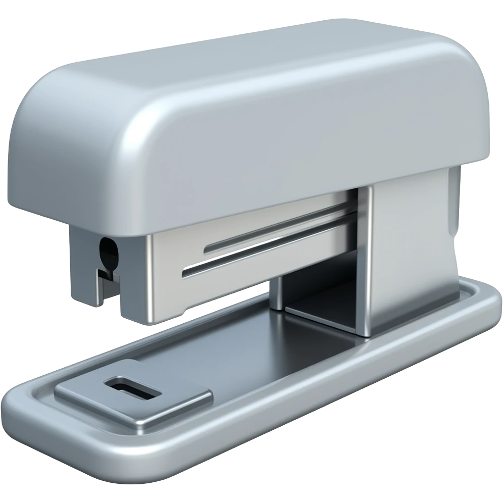 computer with staple emoji