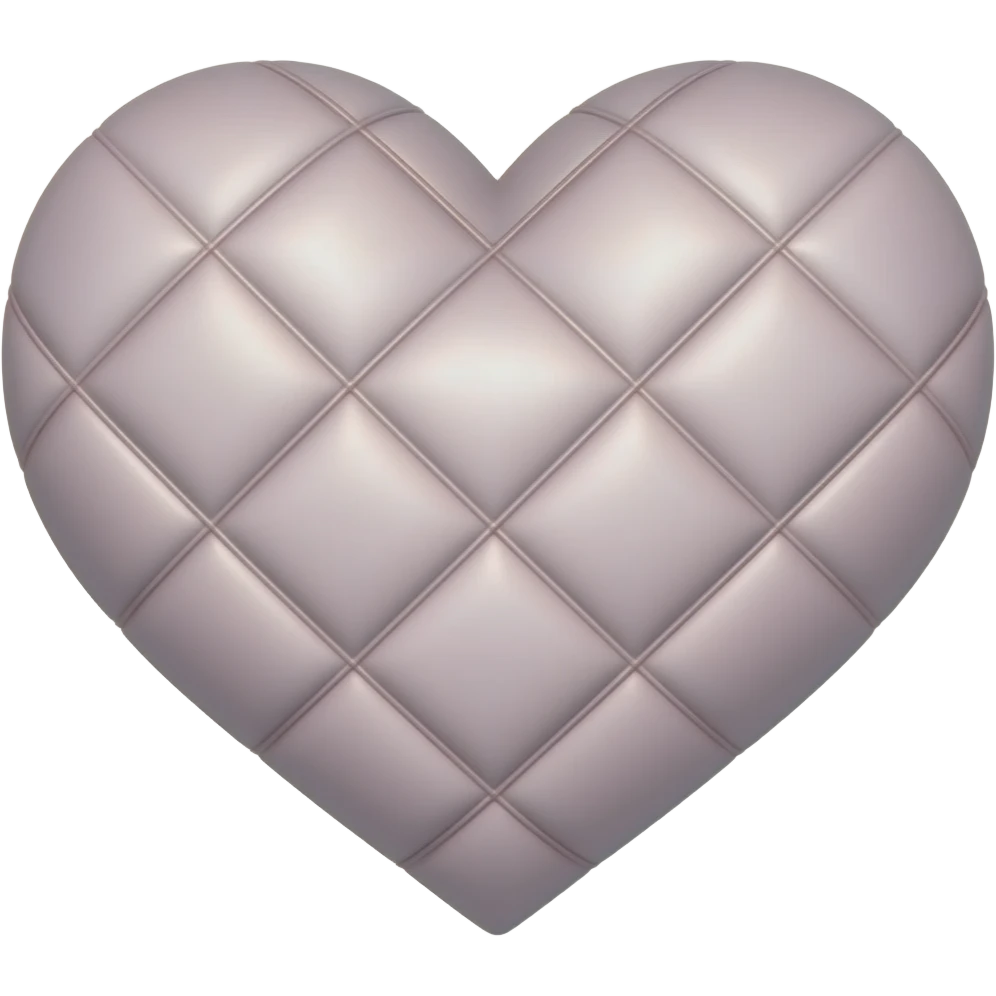 quilted heart emoji