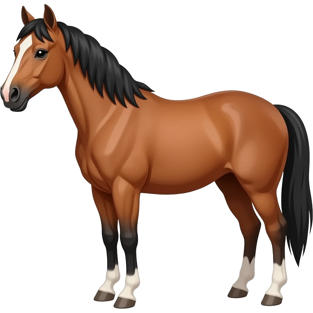 Horse standing emoji