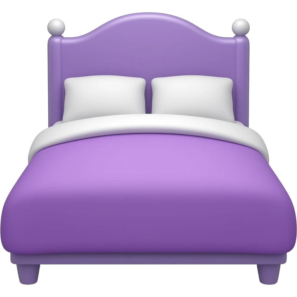 Purple bed emoji