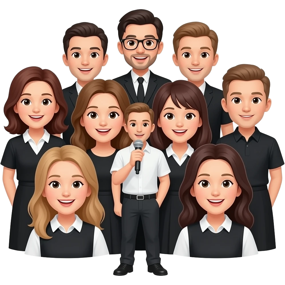 sing chor in group emoji
