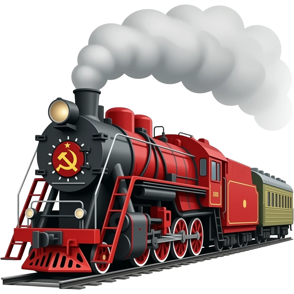 Soviet union train emoji