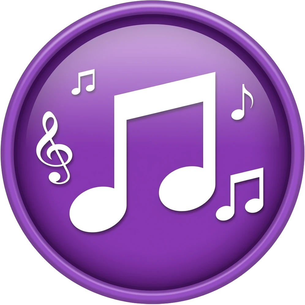 purple music all button emoji emoji