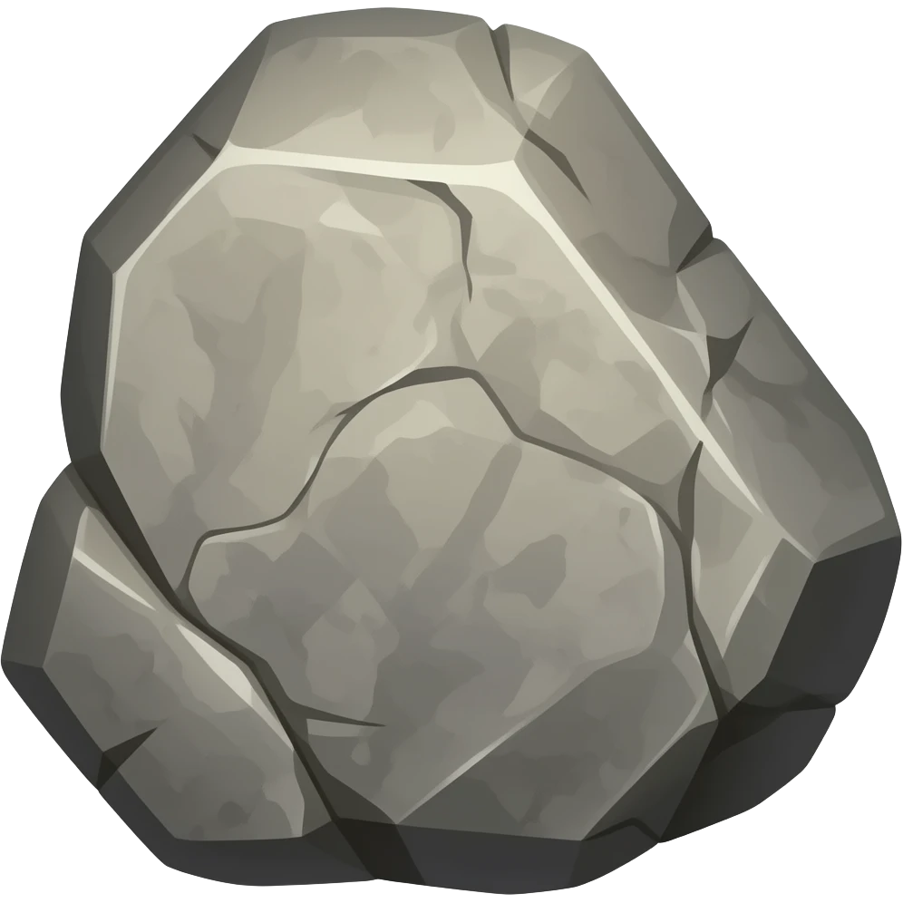 Rock emoji