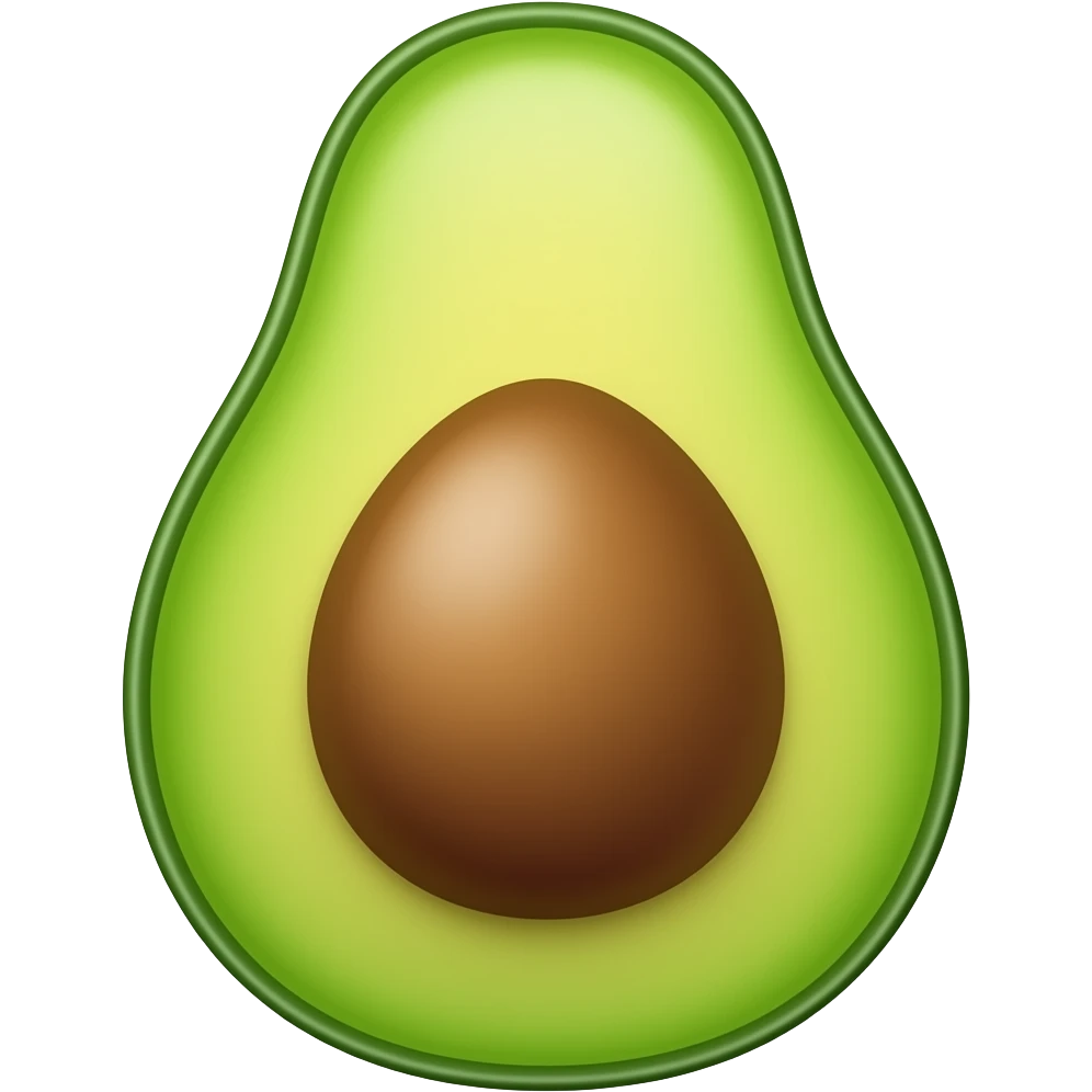 whole avocado emoji