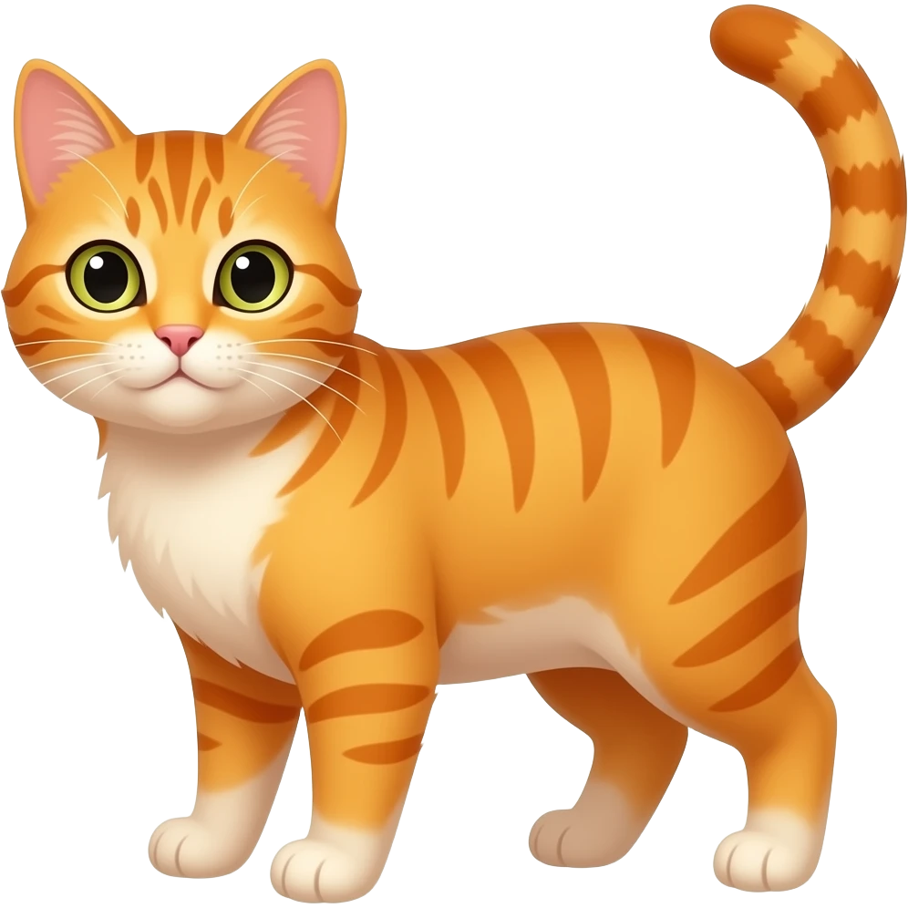 cat orange emoji