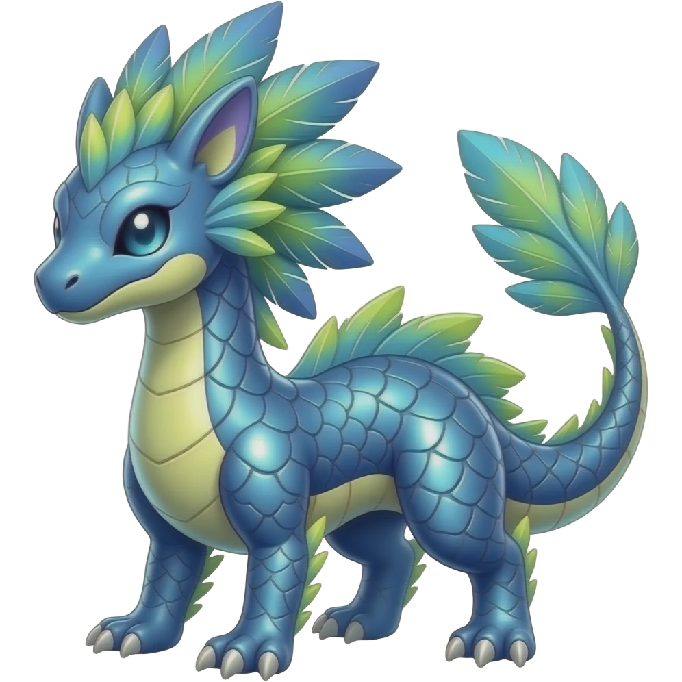 Shiny exotic feathery acidic trippy abstract tropical bioluminescent edgy cool Salandit-Salamence-Ekans-Seviper-Salazzle-Fakemon-hybrid emoji