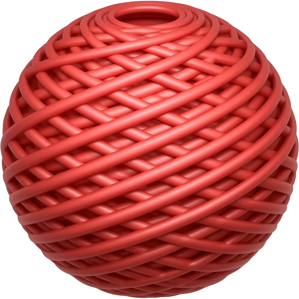 Red string emoji