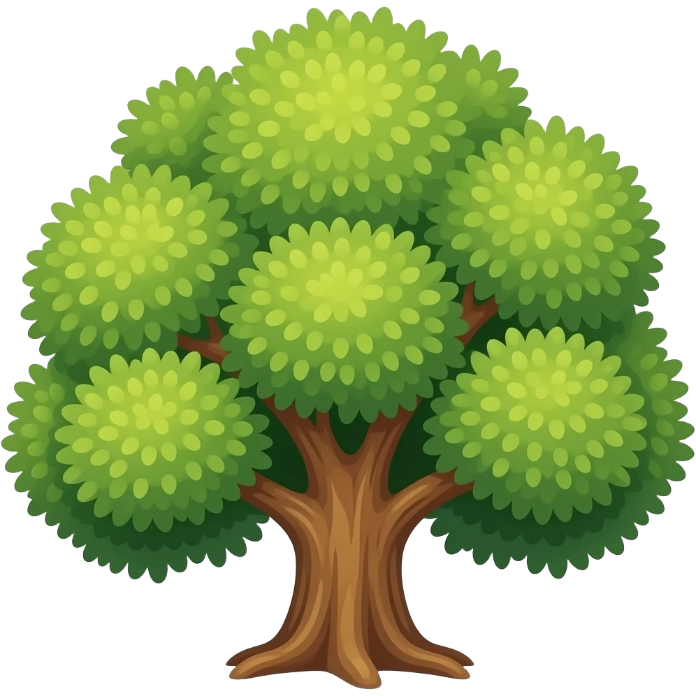 tree with branches emoji