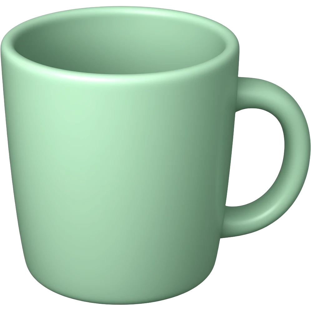 sage green cup emoji
