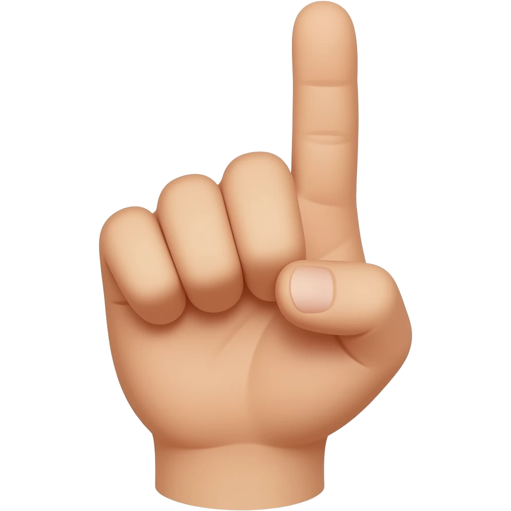 Thumb touching pointer finger emoji
