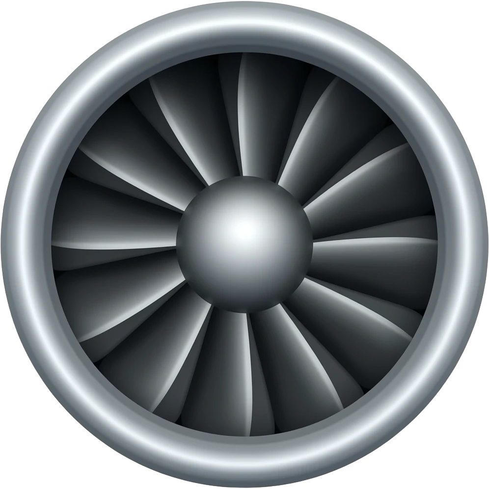 Jet engine emoji