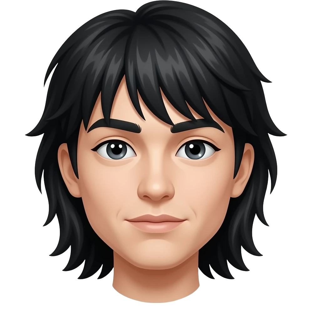 A emoji like this, but with emo side banks🫩 emoji