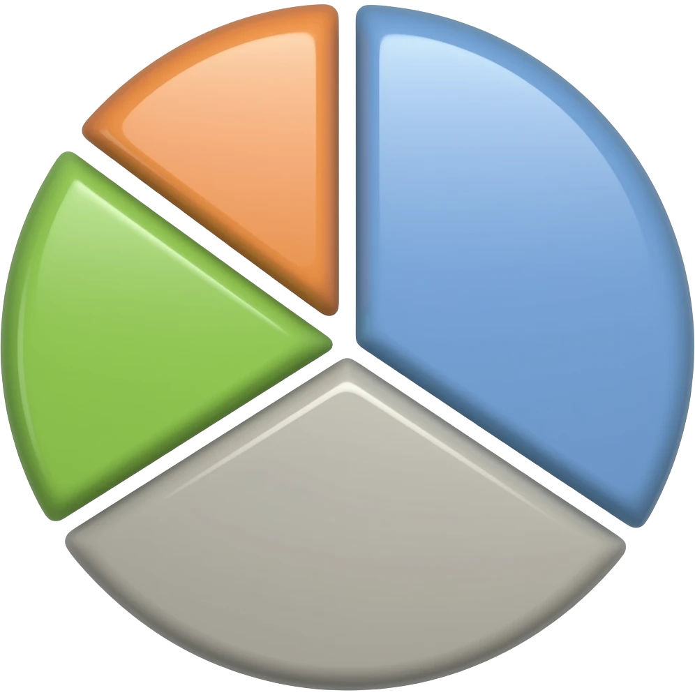 Chart pie emoji