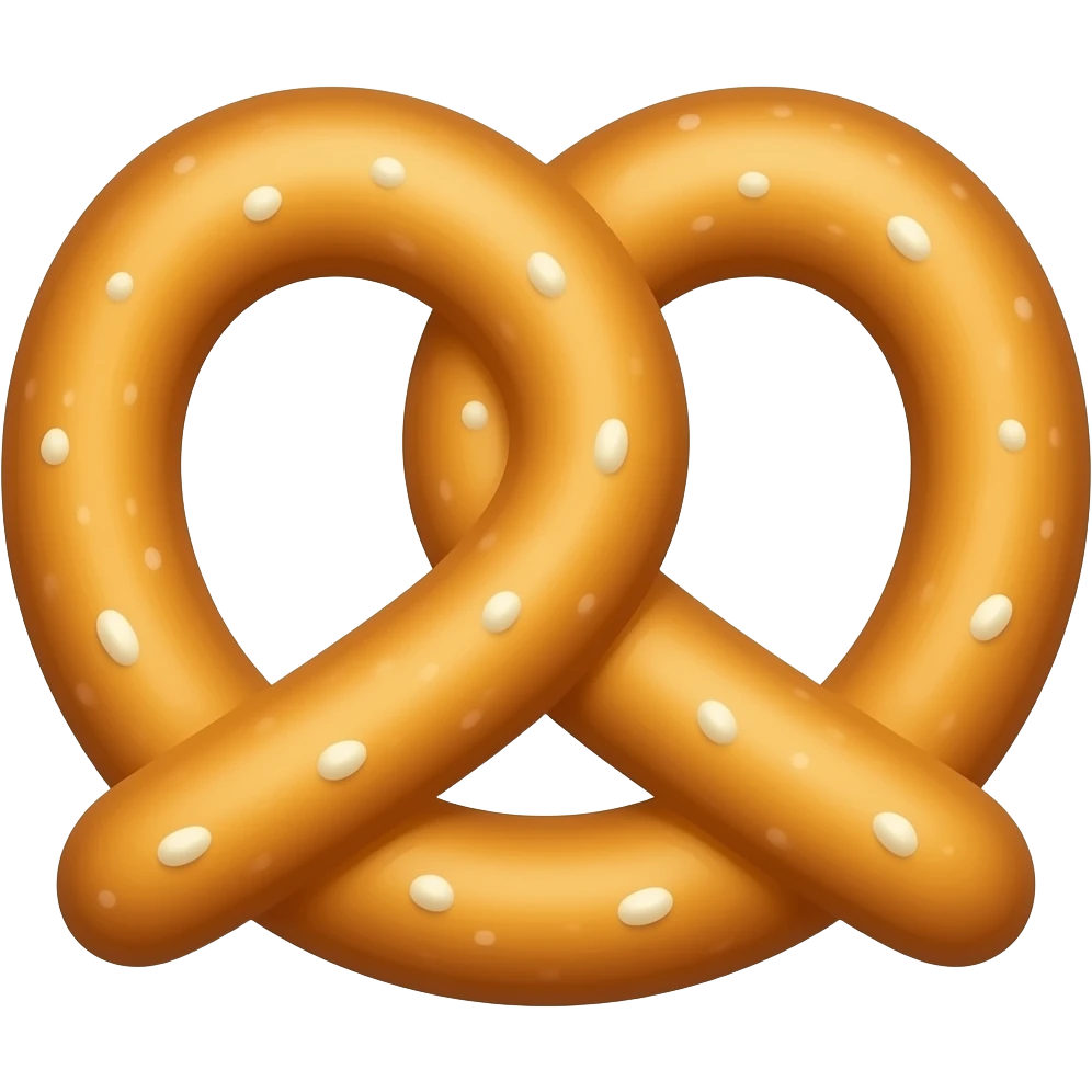Pretzel emoji