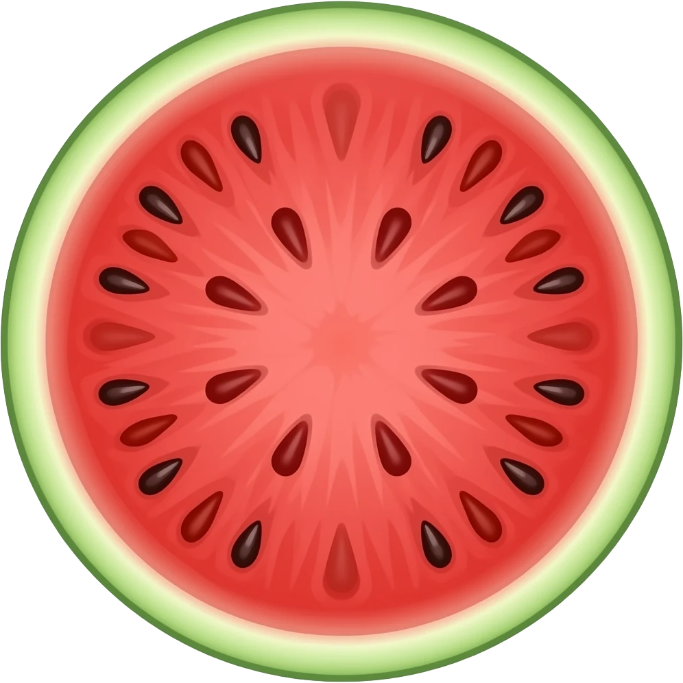 Pastèque coupée en 2 emoji