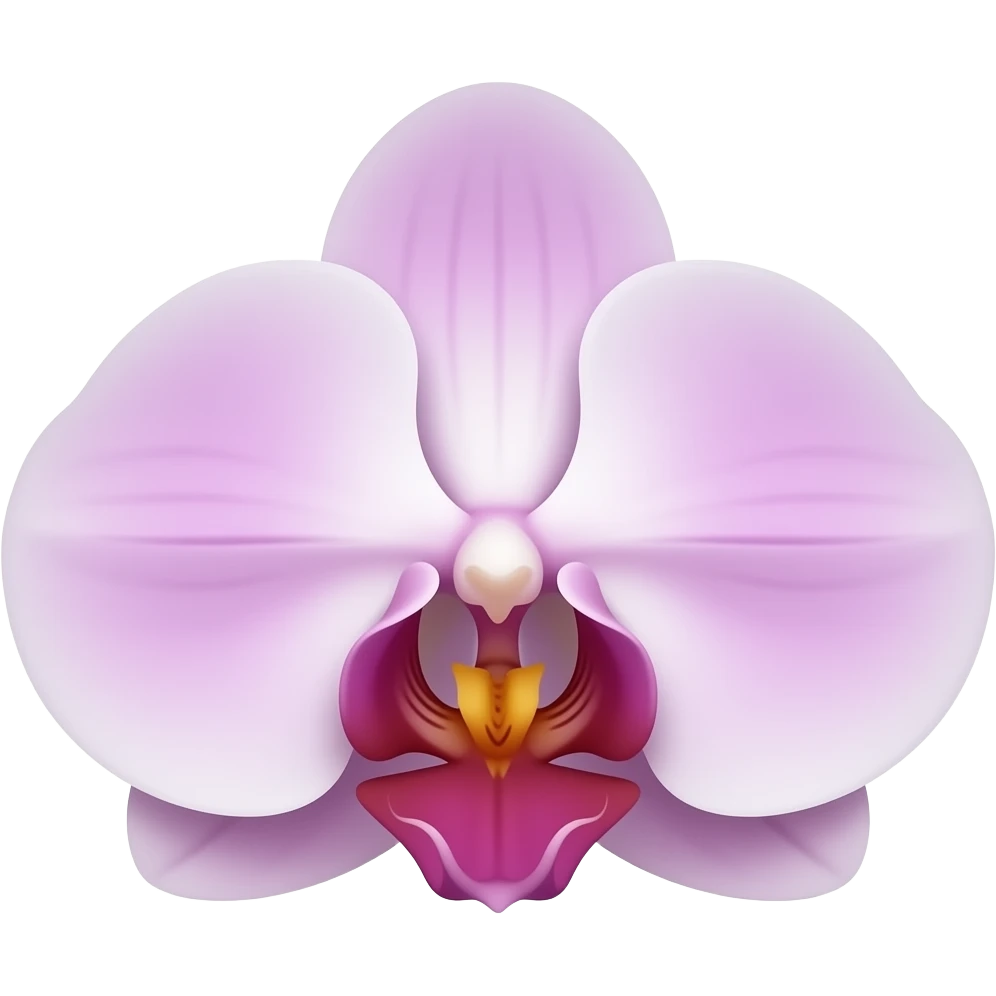 Orchid flower emoji