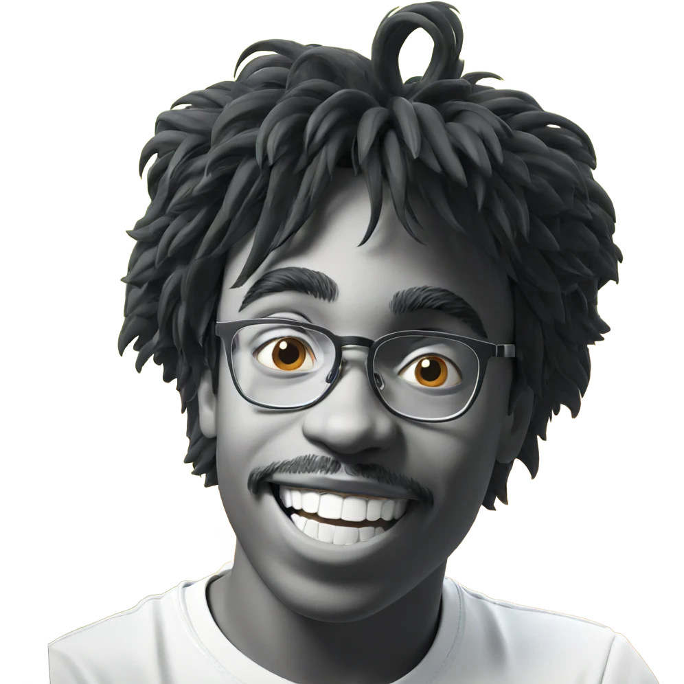 smiling boy in glasses emoji