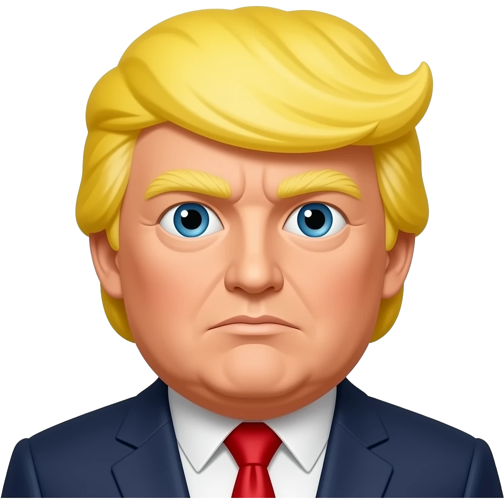 سر زرد ترامپ emoji