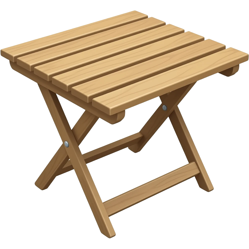 foldable table emoji