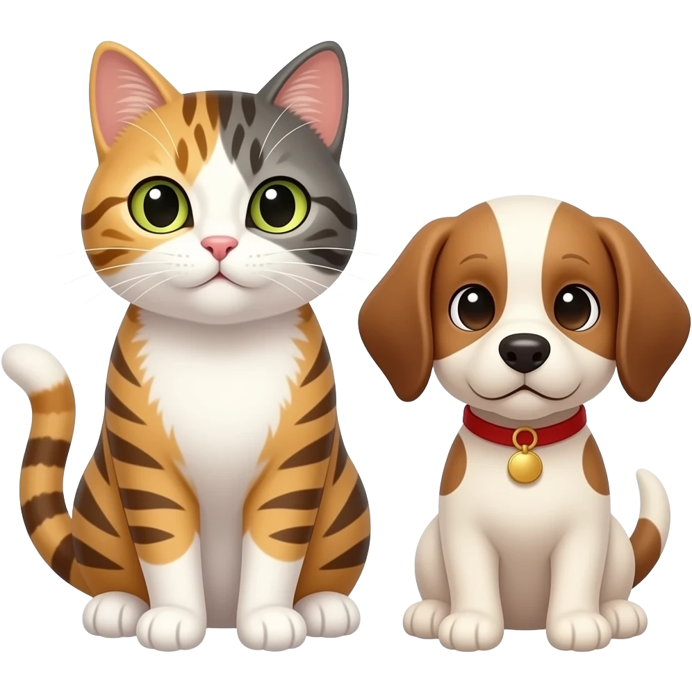Cat&puppy emoji