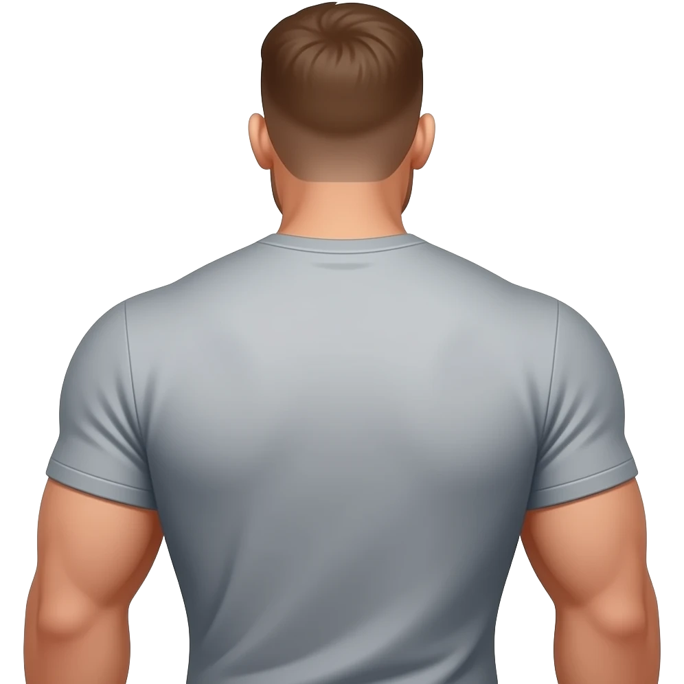bold man back emoji