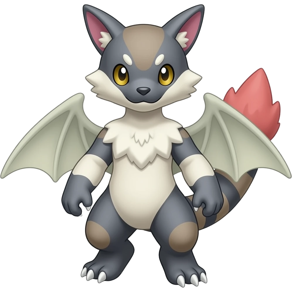 Guilmon-Scizor-Bisharp-Darkrai-Latias-Koraidon-Fakémon-Animal-hybrid, full body emoji