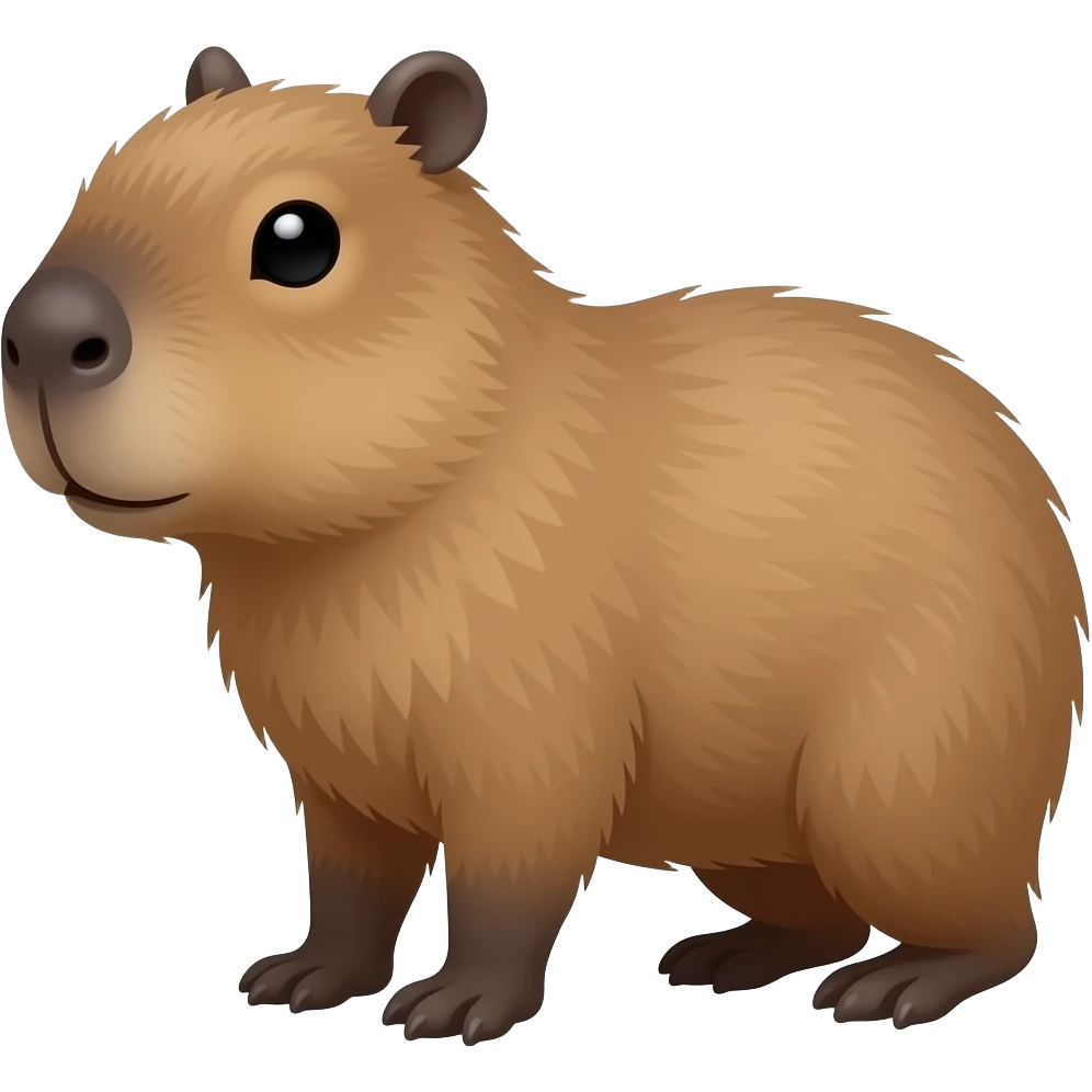 Te amo mucho cosita capibara emoji