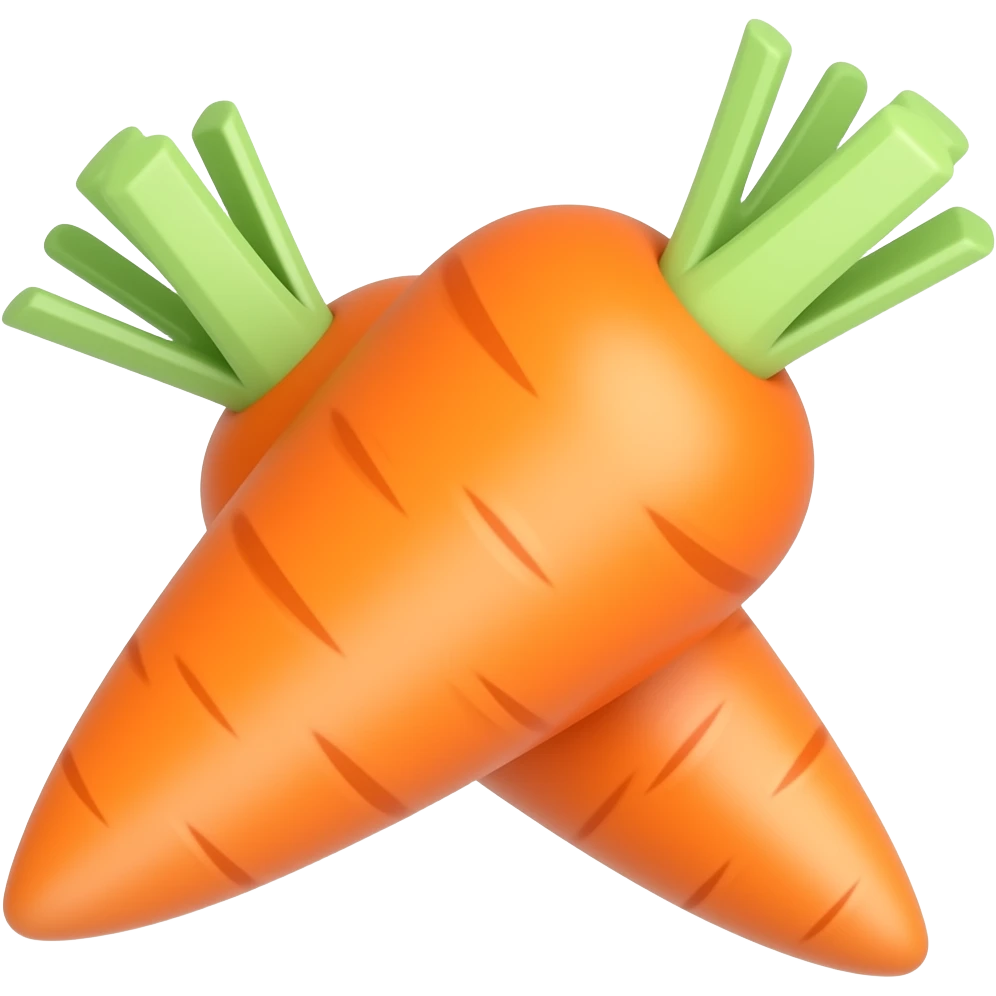 Dos Zanahoria emoji