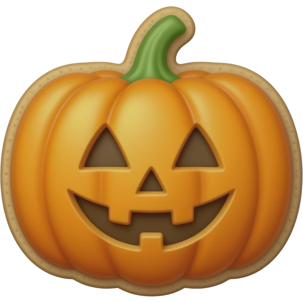 pumpkin cookie emoji