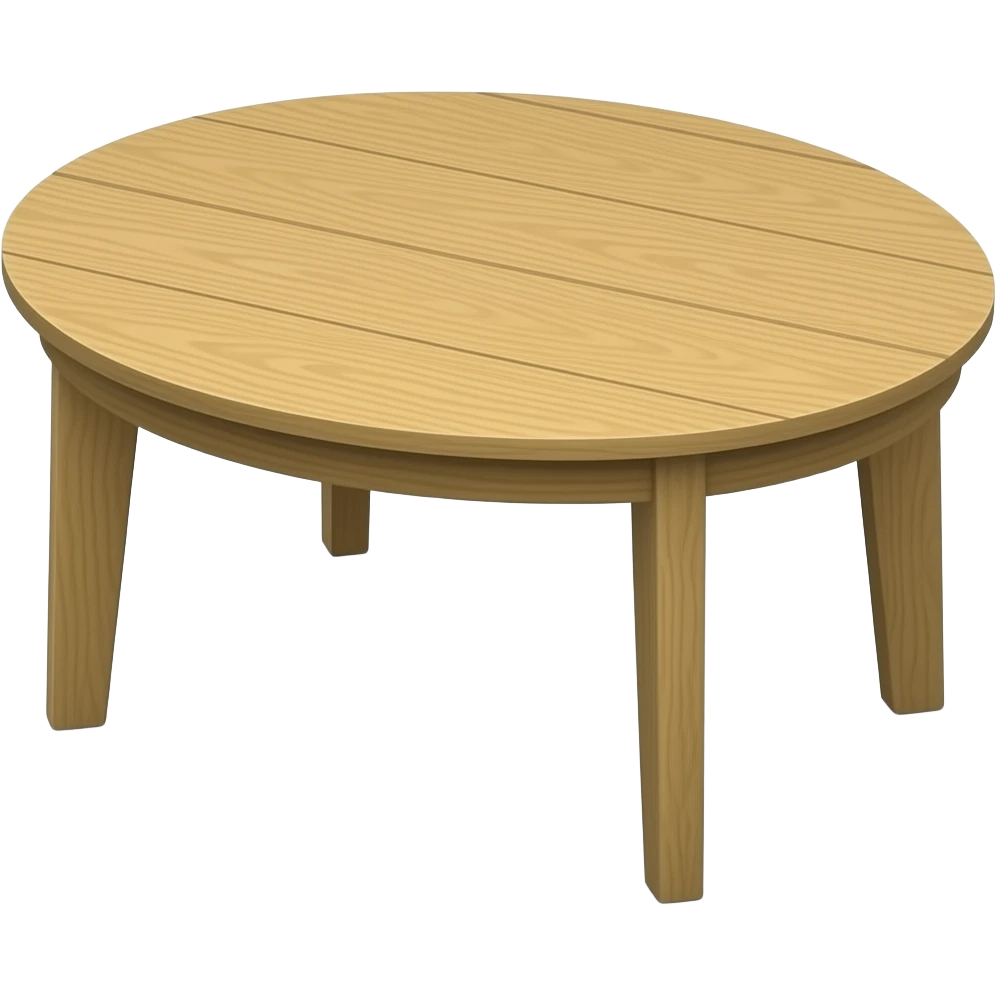 oval coffee table emoji