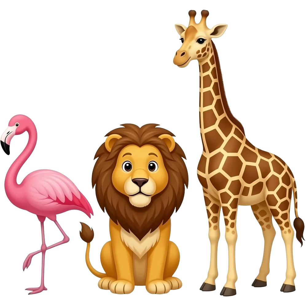 🦩🦁🦒 emoji
