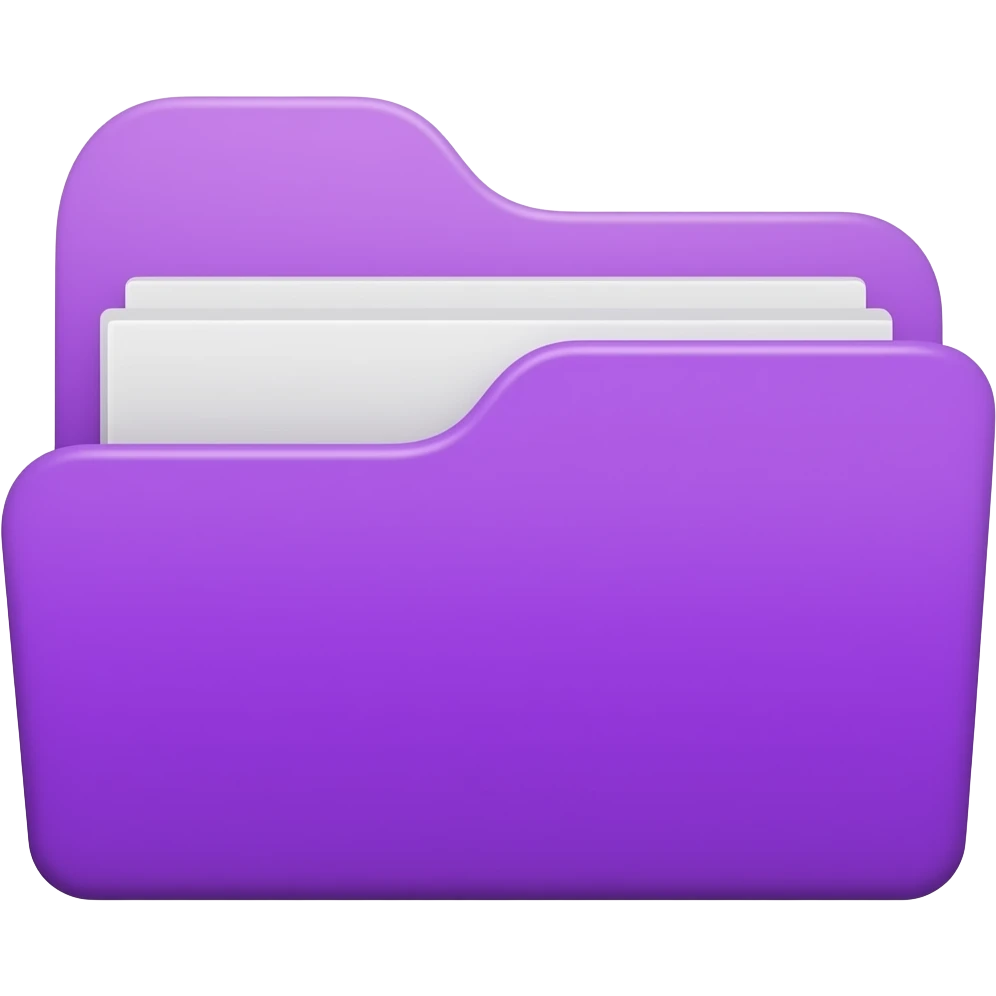 folder violet emoji