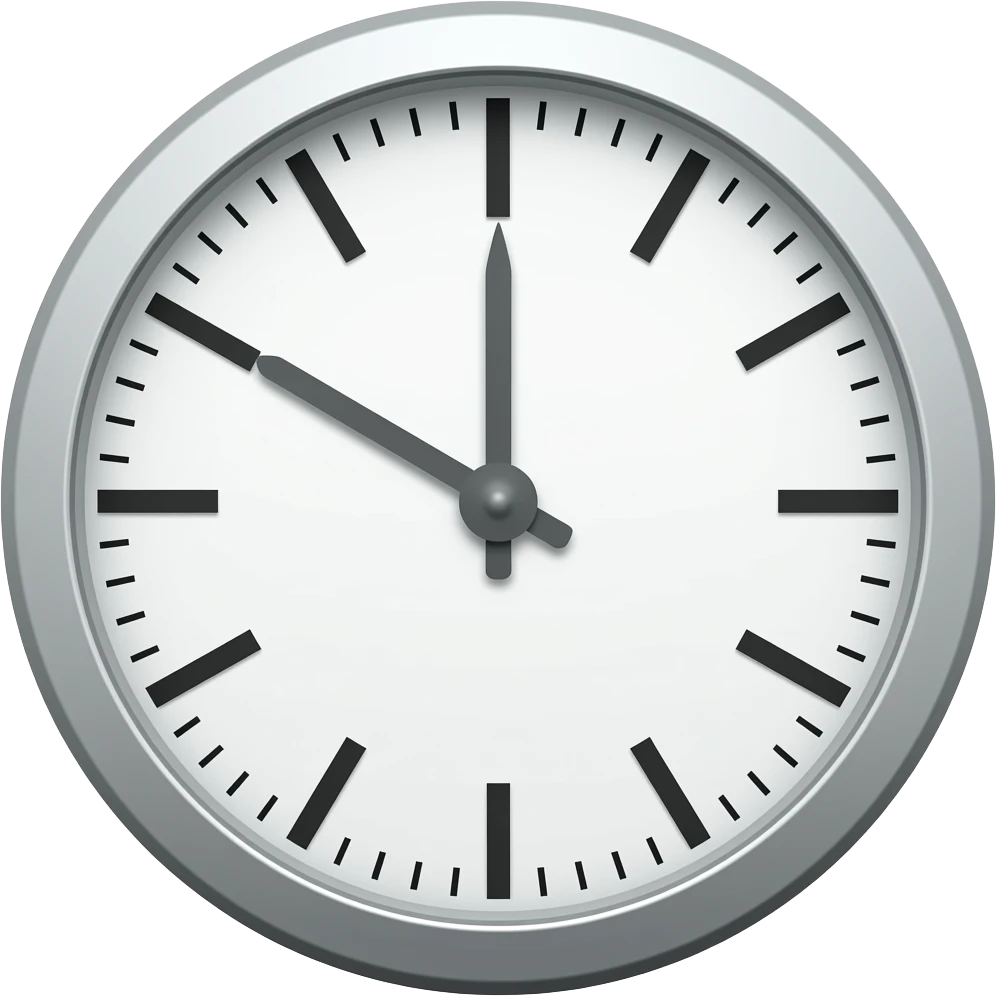 CLOCK emoji