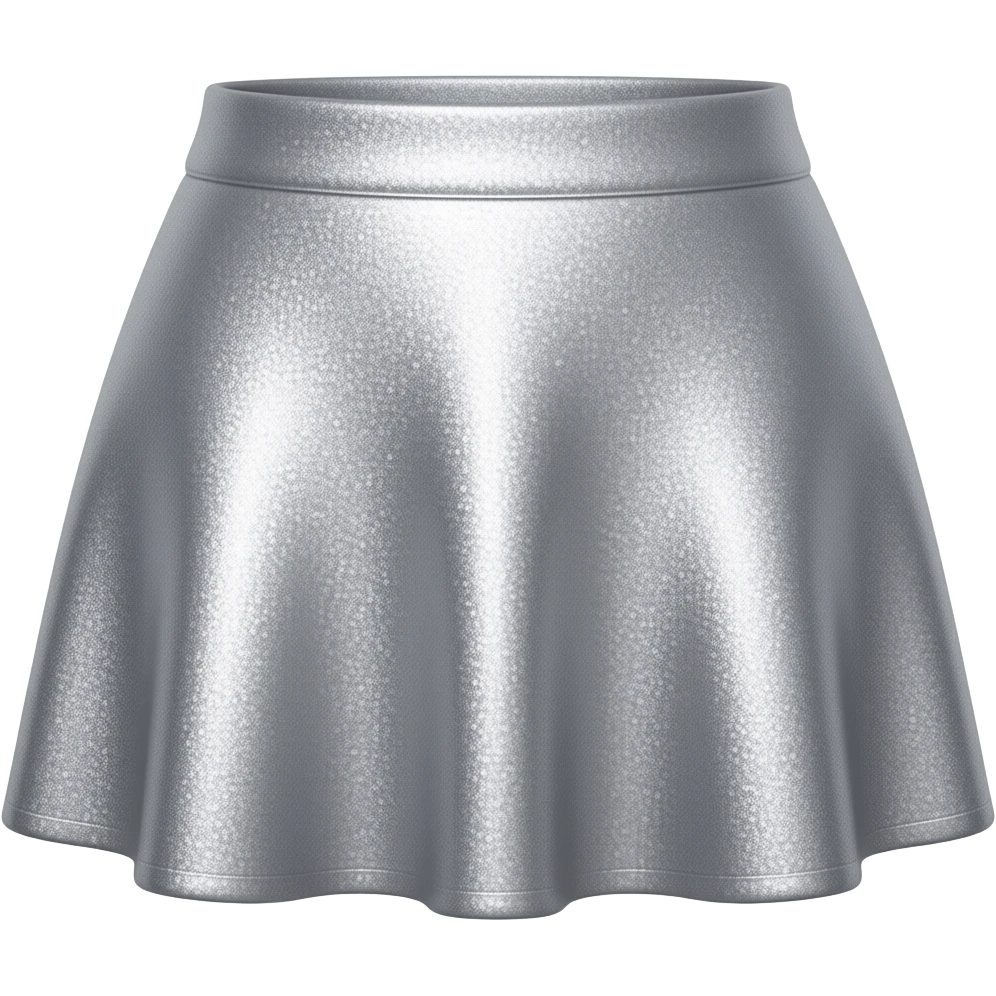 sparkly skirt short emoji