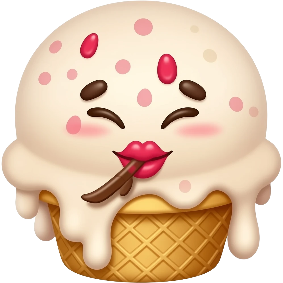 💋🍨 emoji