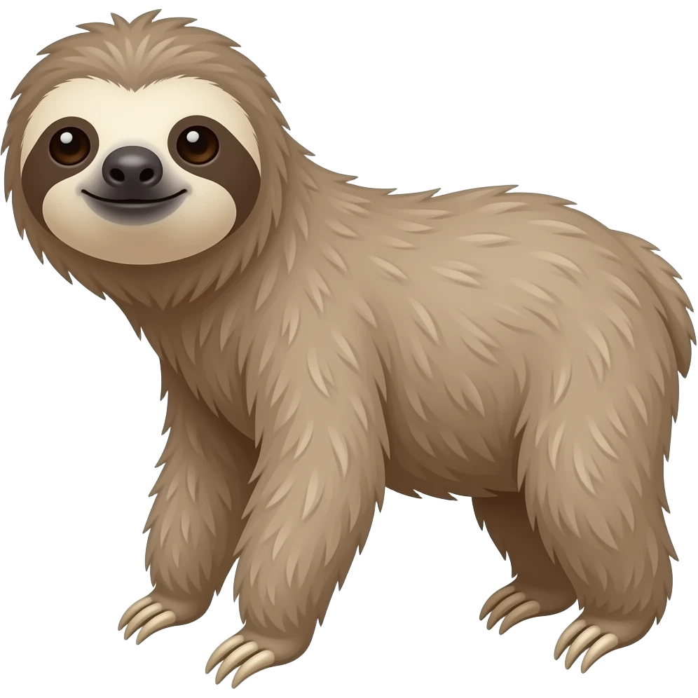 Two-toed sloth emoji