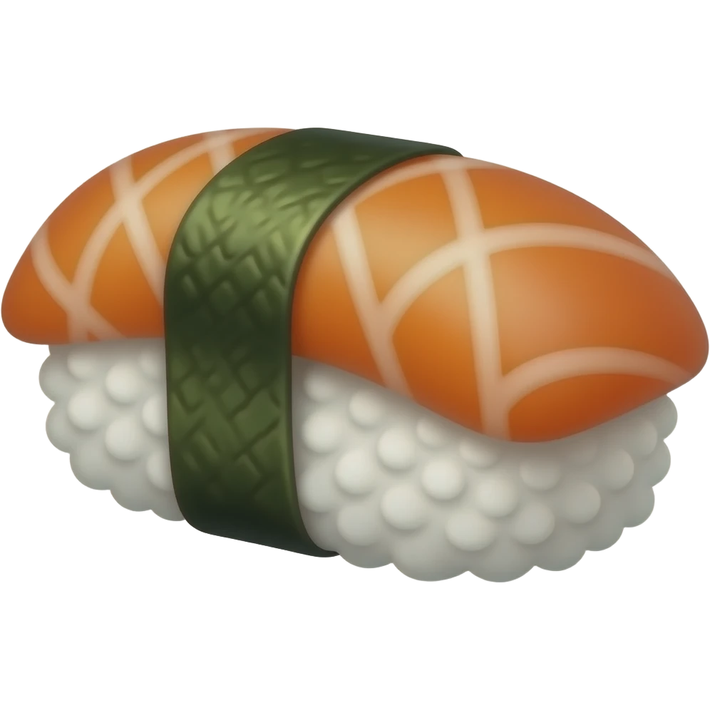 Sushi con nigiri emoji