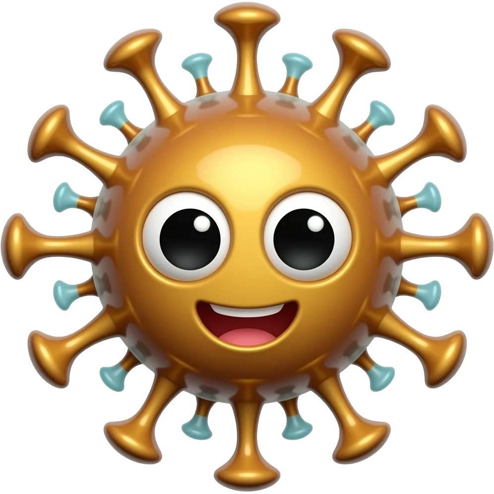Virus computer emoji