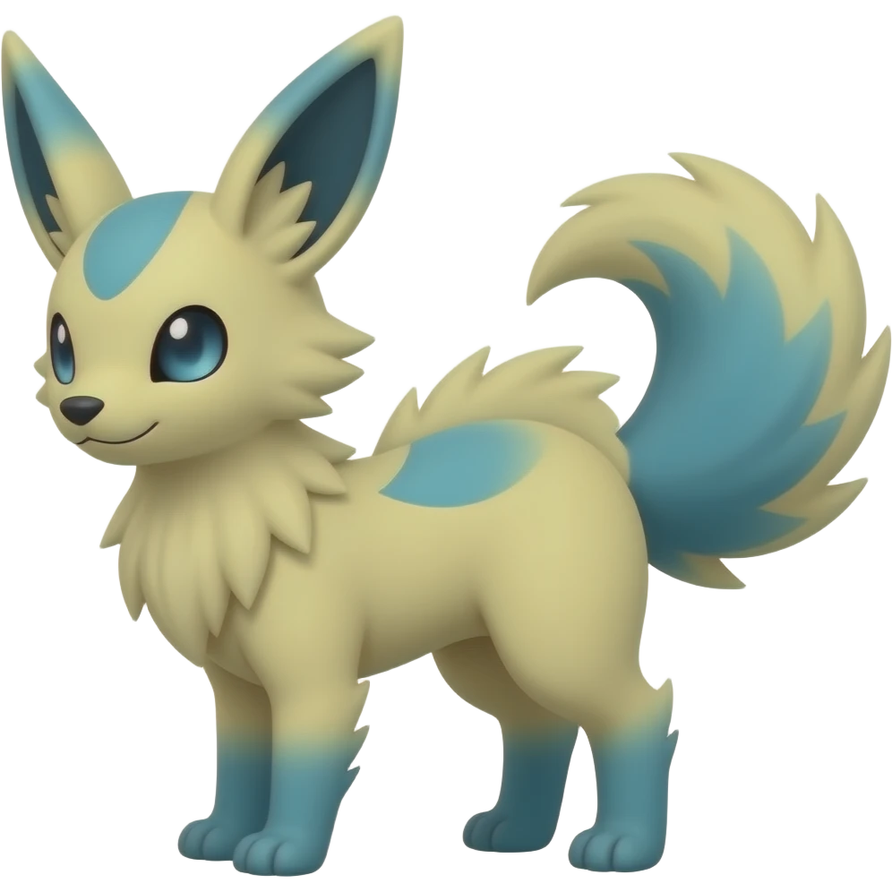 Furret-Sylveon-Jolteon-Shinx-Luxray-Fakémon-hybrid emoji
