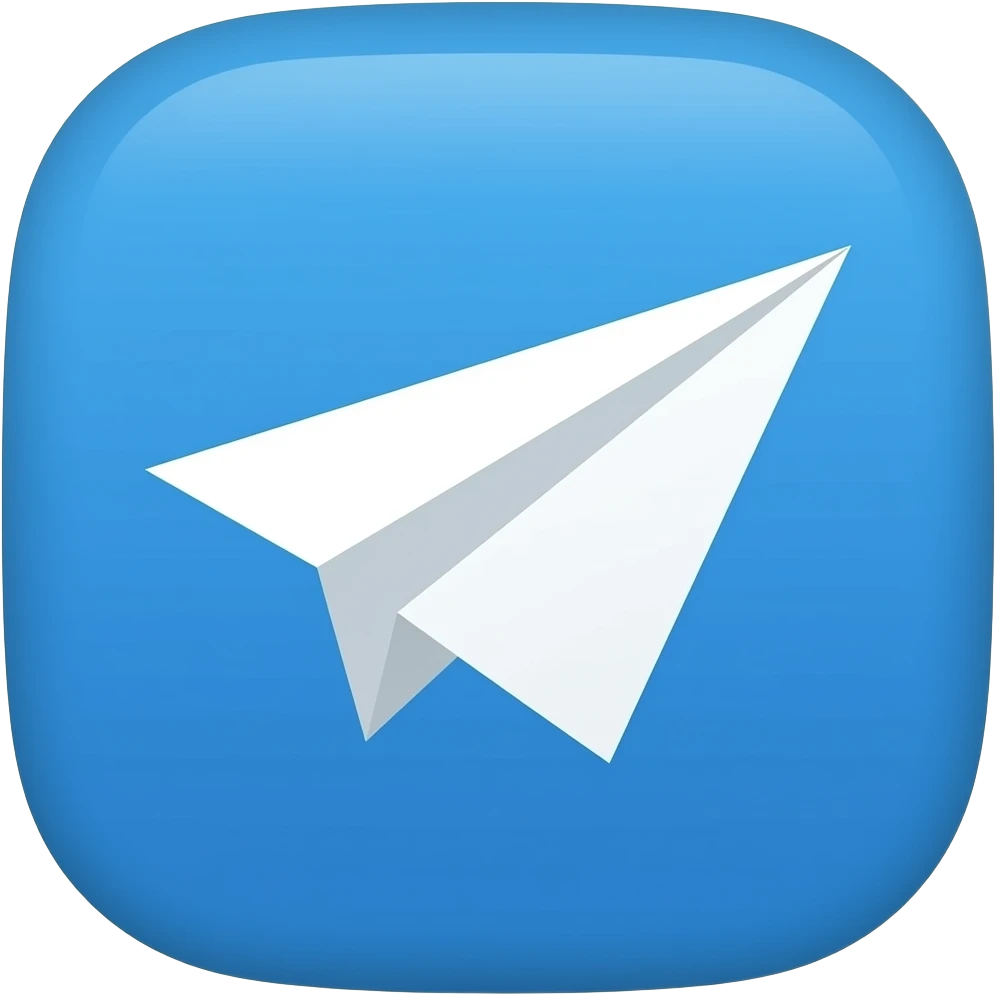 Telegram app icon emoji