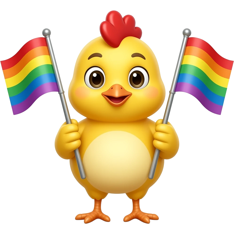 🐥🏳️‍🌈🏳️‍🌈 emoji