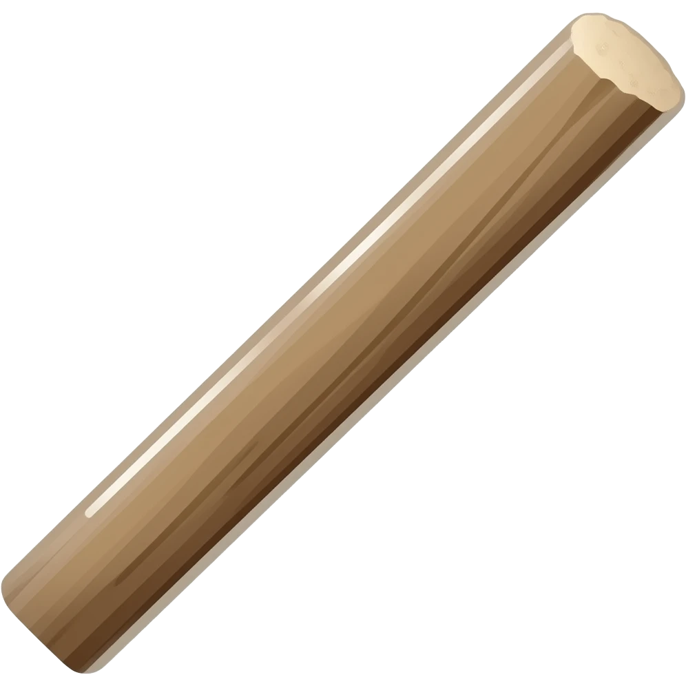 Stick emoji