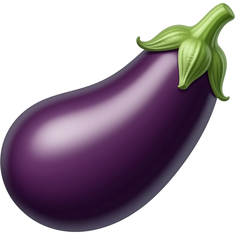 Veiny eggplant emoji
