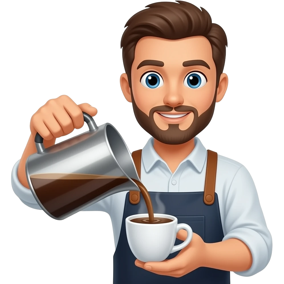 Barista coffee emoji