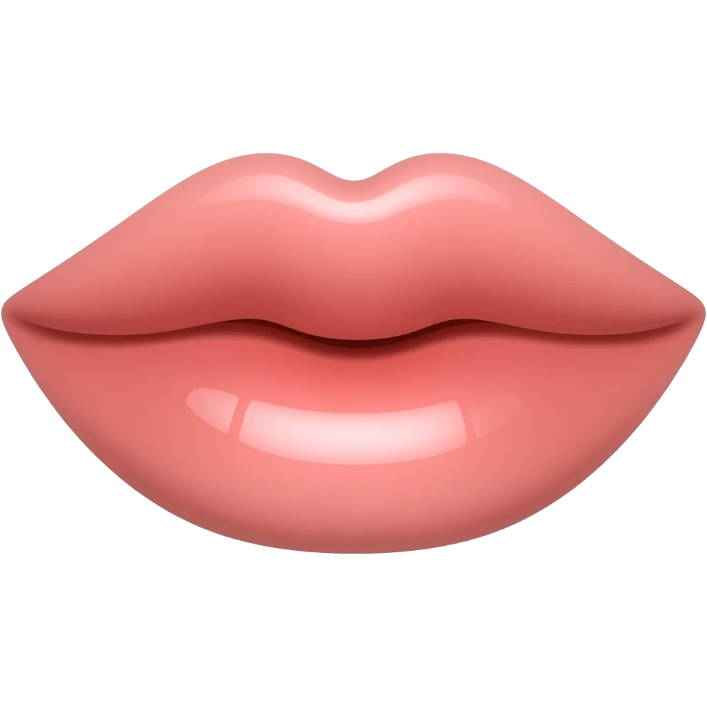 labios femininos fechados emoji