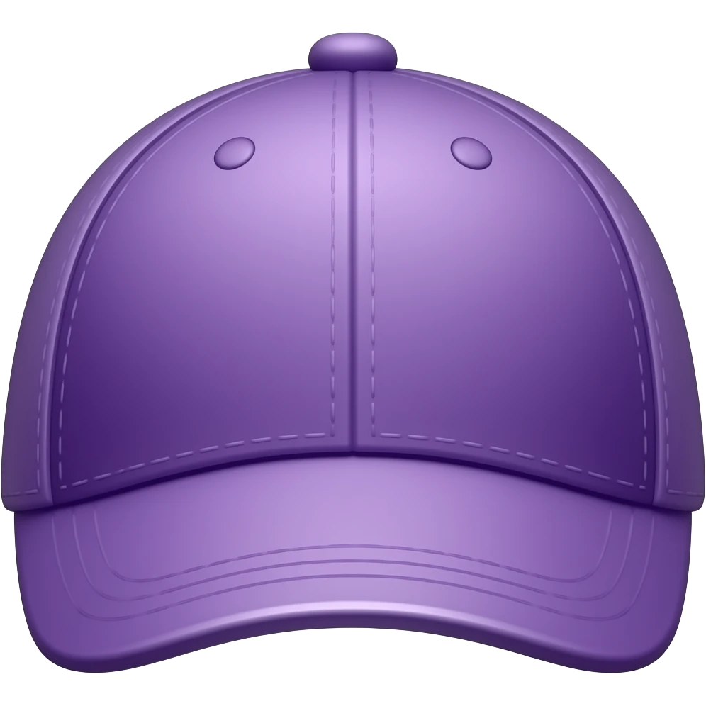 just a purple cap emoji