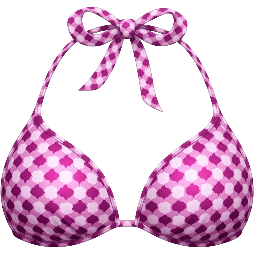 Pink bikini emoji