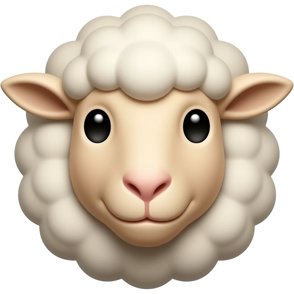 Sheep face emoji