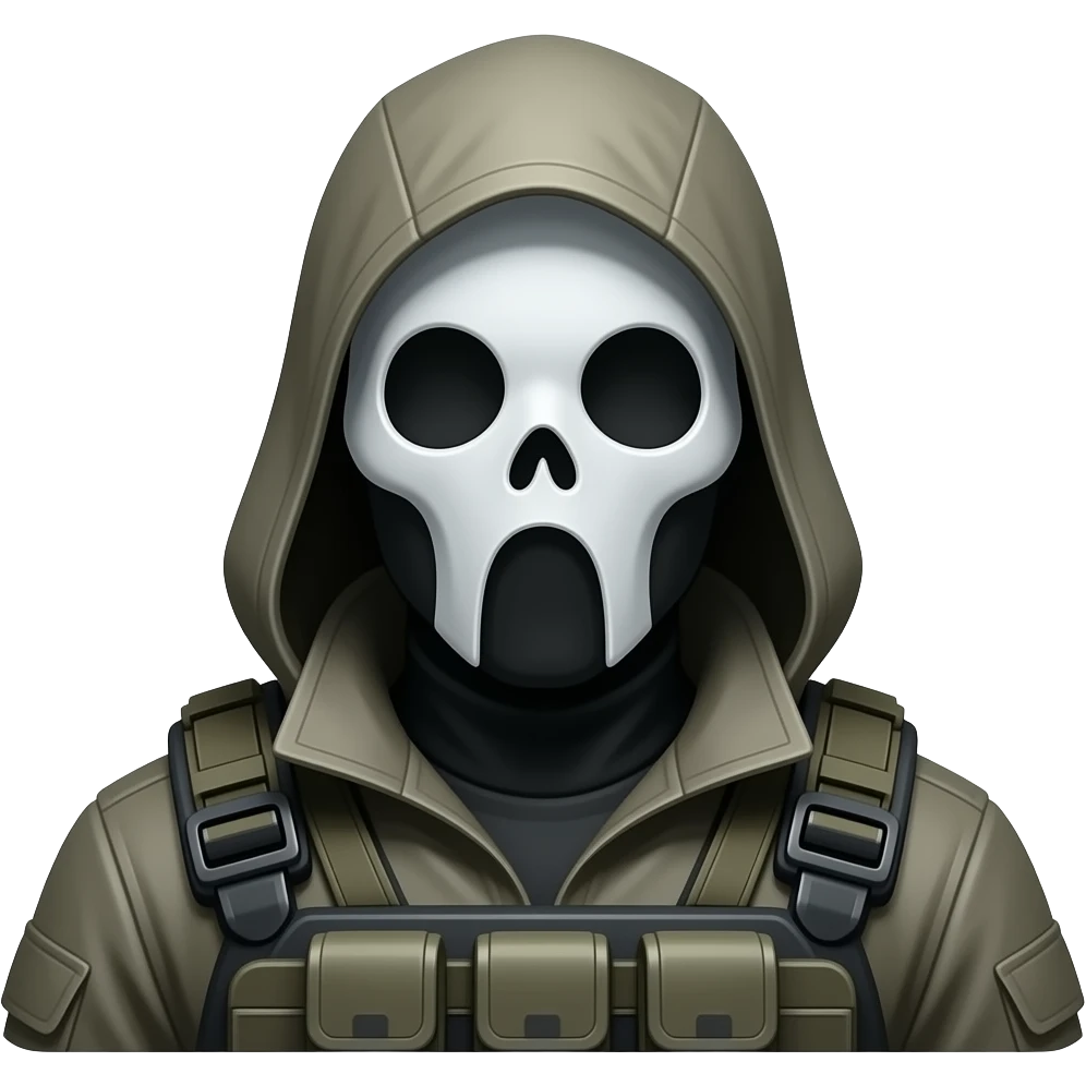 Make a call of duty  Ghost character emoji